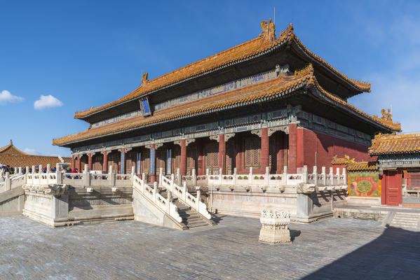 Hall of Imperial Supremacy in the Forbidden City. Beijing, People's Republic of China.