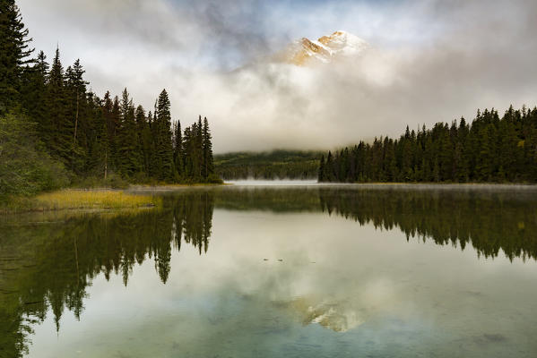 Pyramid Lake and Pyramid Mountain, Jasper National Park, Alberta, Canada