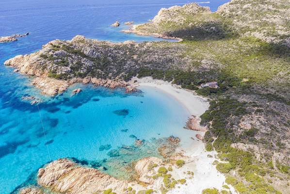 Pink Beach on Budelli Island, Maddalena Archipelago, Olbia-Tempio, Sardinia, Italy