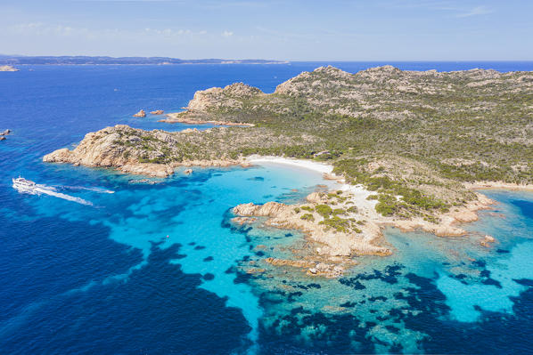 Pink Beach on Budelli Island, Maddalena Archipelago, Olbia-Tempio, Sardinia, Italy