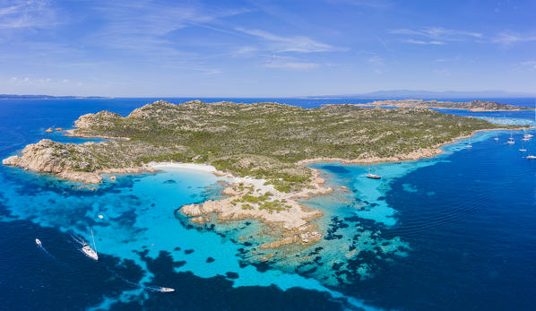 Pink Beach on Budelli Island, Maddalena Archipelago, Olbia-Tempio, Sardinia, Italy