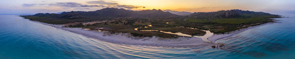 Berchida Beach in Siniscola, Nuoro, Sardinia, Italy