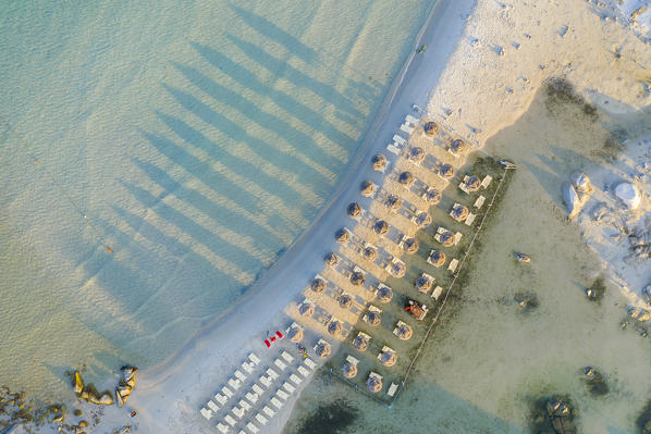 Punta Molentis cape and beach, Villasimius, Cagliari, Sardinia, Italy