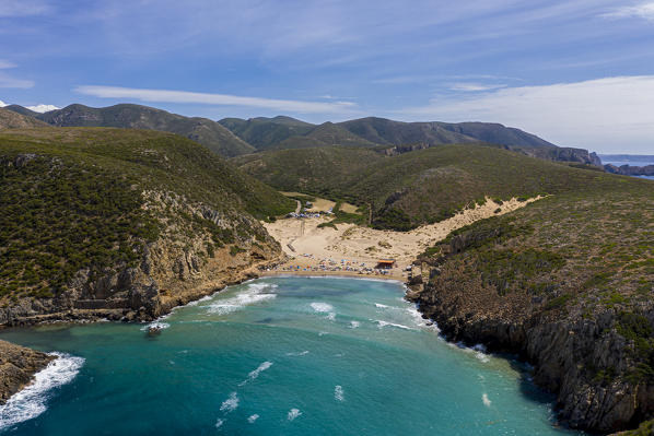 Cala Domestica Beach, Carbonia-Iglesias, Sardinia, Italy