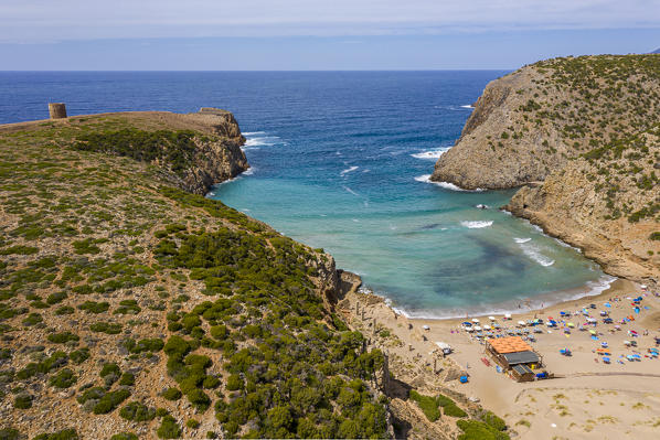 Cala Domestica Beach, Carbonia-Iglesias, Sardinia, Italy