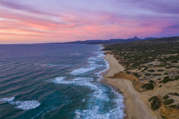 Scivu beach near Arbus, Carbonia-Iglesias, Sardinia, Italy