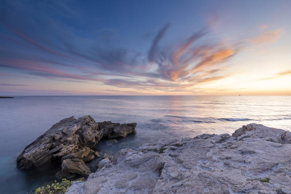 Is Arutas beach in Cabras, Otranto, Sardinia, Italy
