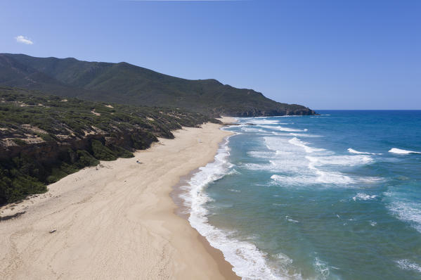 Scivu beach near Arbus, Carbonia-Iglesias, Sardinia, Italy