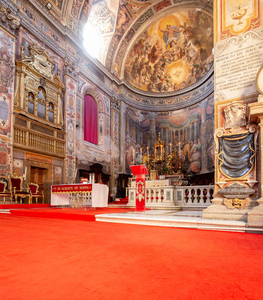 The apse of the Church of the Holy Spirit in the Saxon District
Europe, Italy, Lazio, Province of Rome, Rome
