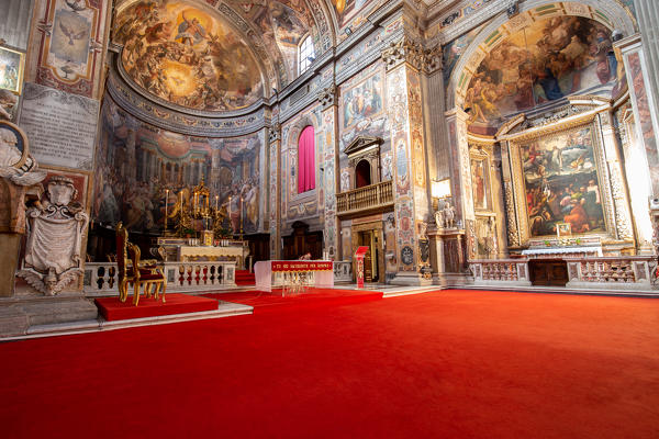 The apse of Church of the Holy Spirit in the Saxon District
Europe, Italy, Lazio, Province of Rome, Rome