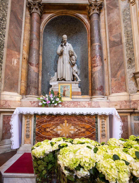 One of the Chapel of the Church of the Holy Spirit in the Saxon District
Europe, Italy, Lazio, Province of Rome, Rome