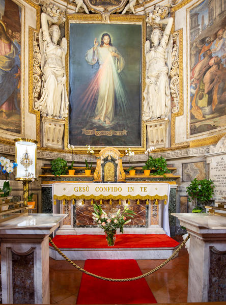 One of the Chapel of the Church of the Holy Spirit in the Saxon District
Europe, Italy, Lazio, Province of Rome, Rome