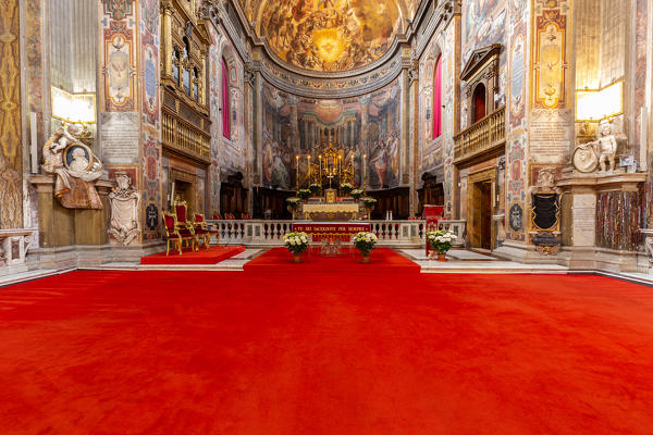 The apse of the Church of the Holy Spirit in the Saxon District
Europe, Italy, Lazio, Province of Rome, Rome