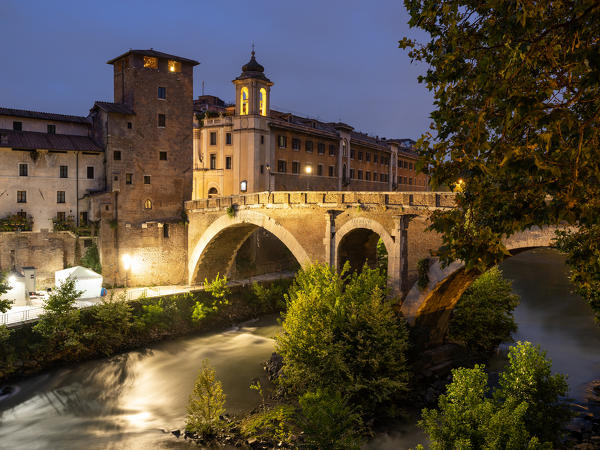 Tiber Island at dawn
Europe, Italy, Lazio Region, Province of Rome, Rome