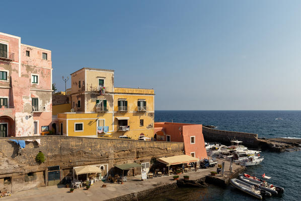 The Pozillo area, part of the neighborhood built on the ancient Roman port of Ventotene.
Europe, Italy, Lazio, Province of Latina, Island of Ventotene
