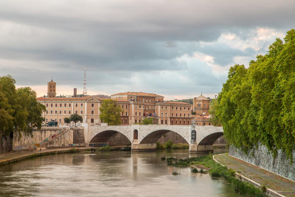 Italy, Lazio, Rome. Tiber River