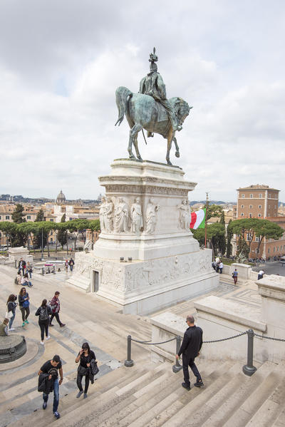 A monument dedicated to Vittorio Emanuele II at Rome capital city
Europe, Italy, Lazio region, Roma capital, Roma district