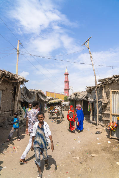 Afar tribe people in Asaita village, Ethiopia, Africa