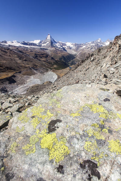 A look at the Matterhorn. Zermatt Canton of Valais Pennine Alps Switzerland Europe