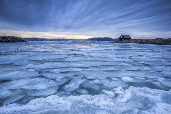 The icy sea Kystensarv Trøndelag Norway Europe