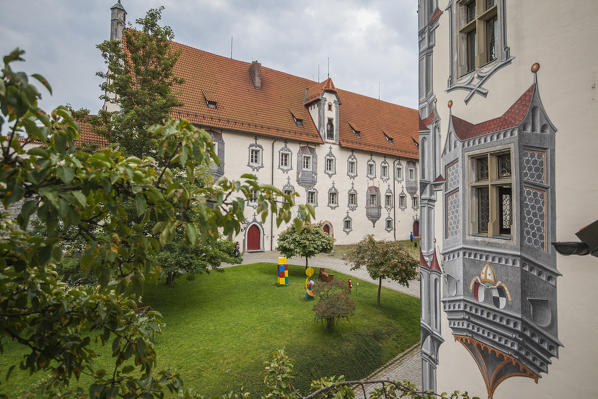 Hohes Schloss castle Fussen  Bavaria southern Germany Europe