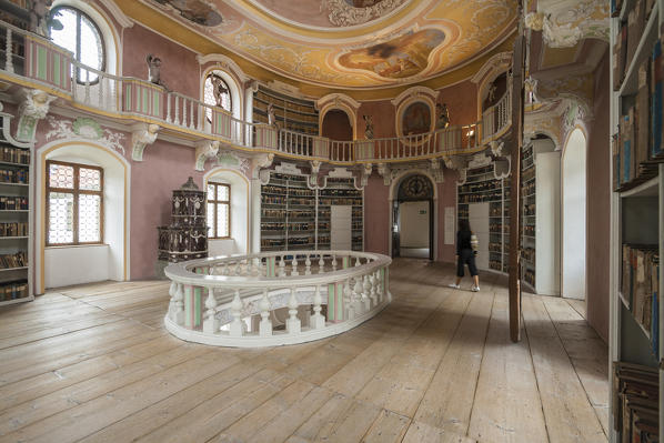 The interior of an historical palace Fussen  Bavaria southern Germany Europe