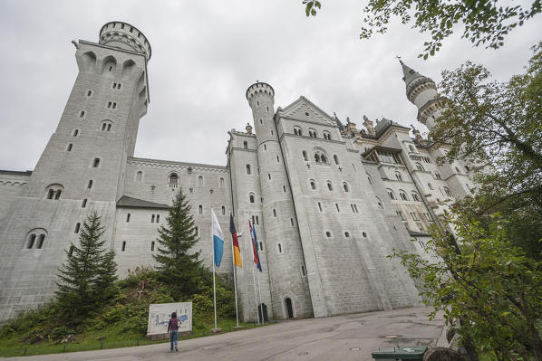 Neuschwanstein castle Fussen  Bavaria southern Germany Europe