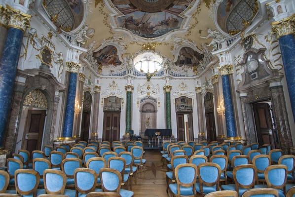 Church and frescoes Fussen Bavaria southern Germany Europe