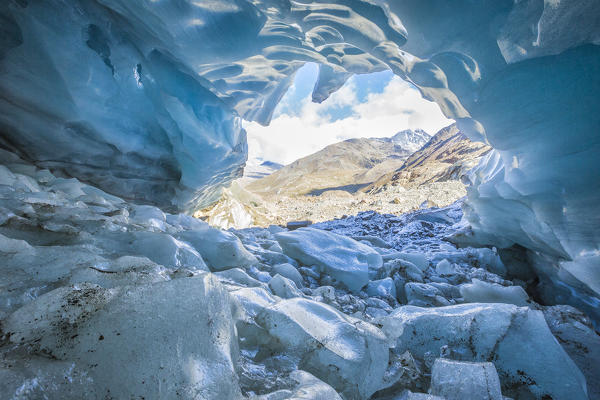 Forni Glacier Forni Valley Stelvio National Park Valfurva Valtellina Lombardy Italy Europe