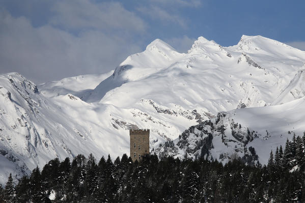 Belvedere at Maloja Pass. Canton of Graubünden Engadine Switzerland Europe