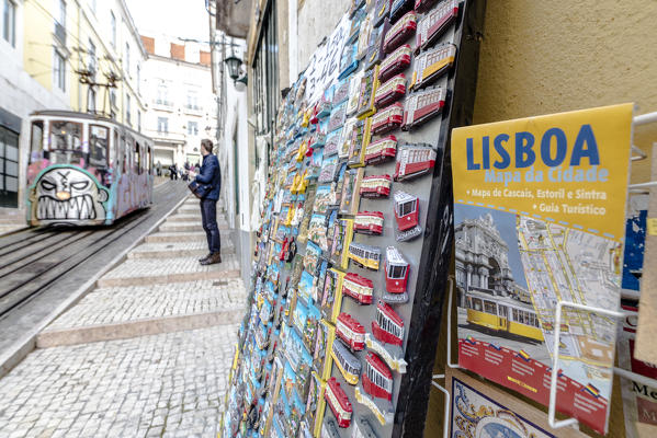 Shop of Souvenirs for tourists  Lisbon Portugal Europe