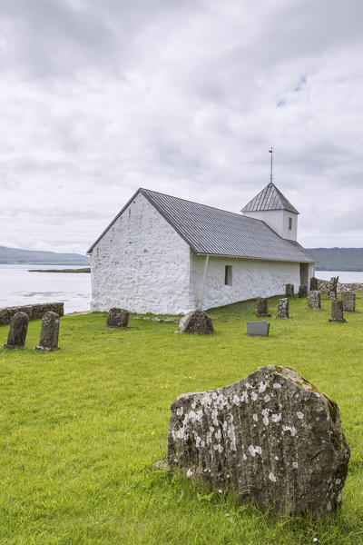 Saint Olav's Church, Kirkjubour, Streymoy island, Faroe Islands, Denmark