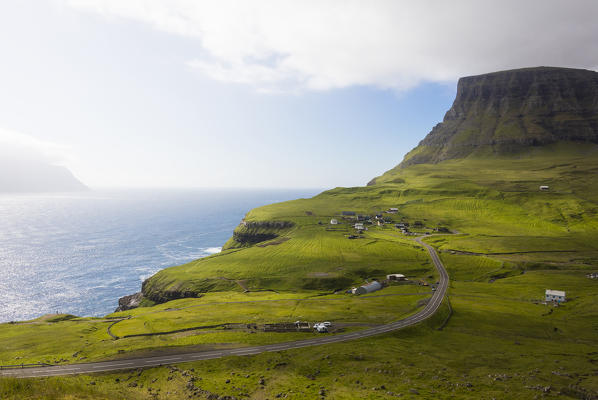 Gasadalur, Vagar island, Faroe Islands, Denmark