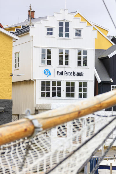 Tourist office at the harbour, Torshavn, Streymoy Island, Faroe Islands, Denmark