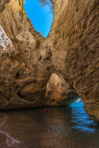 Grotta dei due occhi(two eyes cave),Vieste, Gargano,Puglia,Italy,Europe