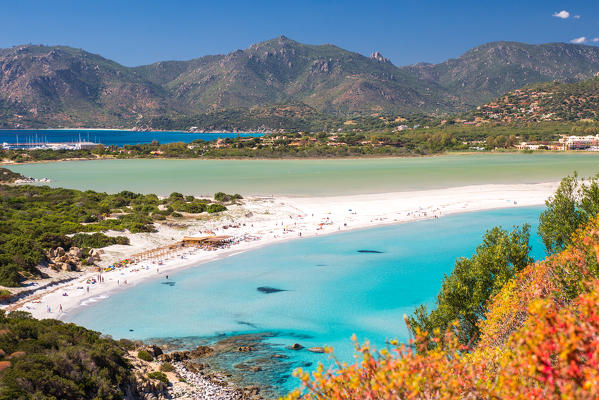 Porto Giunco beach, Villasimius, Cagliari province, Sardinia, Italy, Europe.
