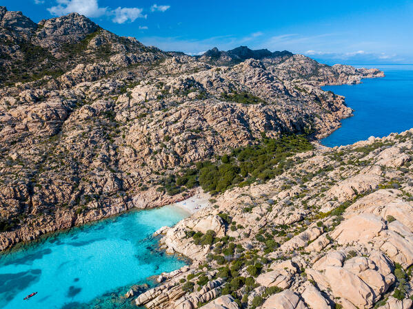 Cala Coticcio, Caprera island, La Maddalena, Sassari province, Sardinia, Italy, Europe.