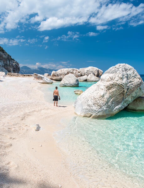 Cala Mariolu, Baunei, Nuoro province, Sardinia, Italy, Europe.