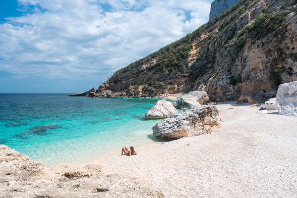 Cala Mariolu, Baunei, Nuoro province, Sardinia, Italy, Europe.