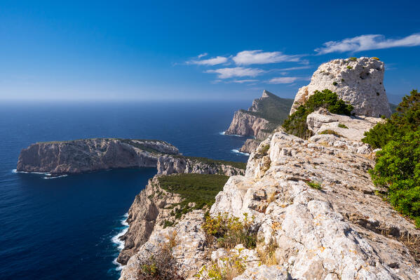 Torre della Pegna,Capo Caccia, Alghero, Sassari province, Sardinia, Italy, Europe.