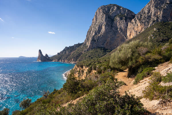 Pedra Longa, Baunei, Nuoro province, Sardinia, Italy, Europe.
