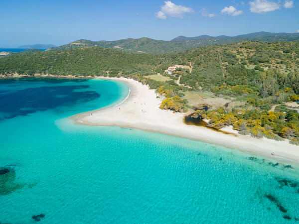 Tuerredda beach, Teulada, Cagliari province, Sardinia, italy, europe.