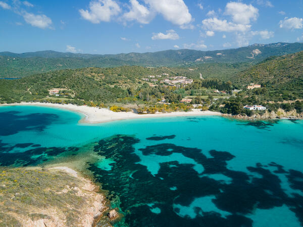 Tuerredda beach, Teulada, Cagliari province, Sardinia, italy, europe.