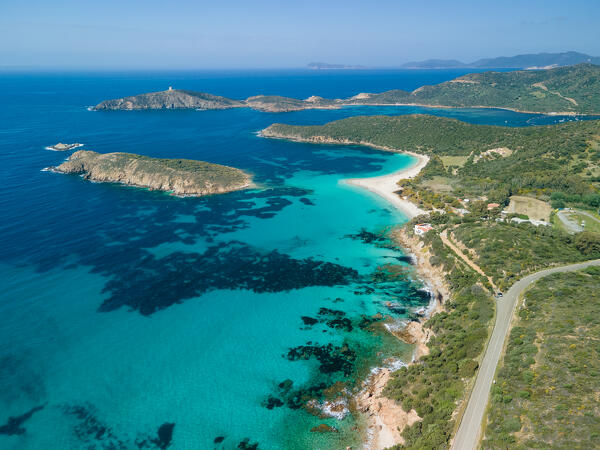 Tuerredda beach, Teulada, Cagliari province, Sardinia, italy, europe.