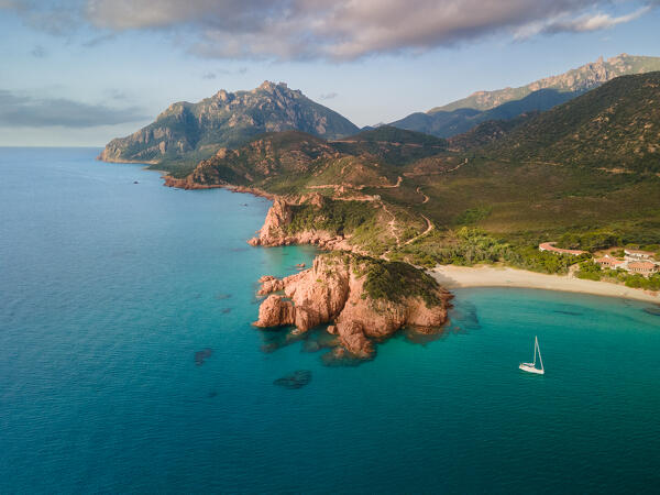 Su Sirboni beach, Gairo, Nuoro province, Sardinia, italy, europe.