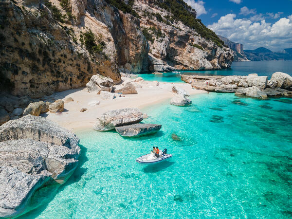 Cala Mariolu beach, Baunei, Ogliastra province, Sardinia, Italy, Europe.