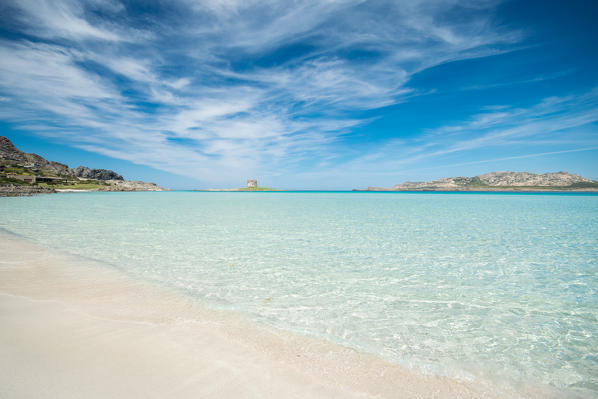 La Pelosa beach, Stintino, Sassari province, sardinia, italy, europe.