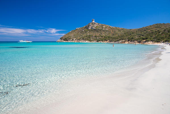 Porto Giunco beach, Villasimius, Cagliari province, Sardinia, Italy, Europe.