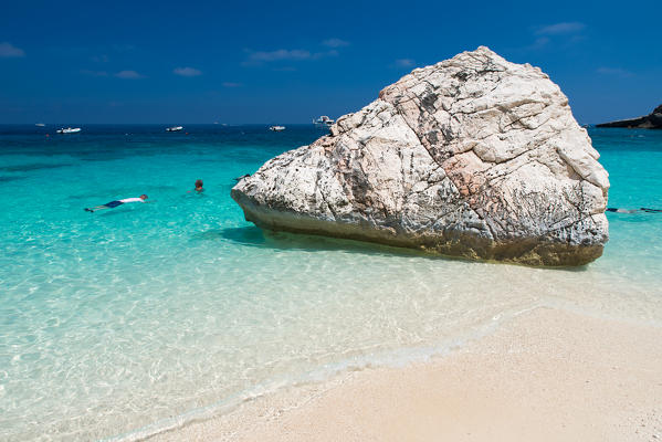 Cala Mariolu beach, Baunei, Ogliastra province, Sardinia, Italy, Europe.