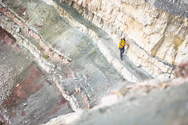 a view of the famous via ferrata 